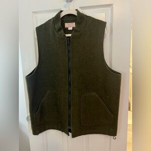 Filson Dark Green Men's Wool Vest